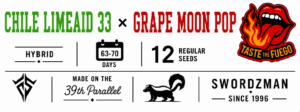 Chile Verde × Cherry Limeaid G33 × Grape Moon Pop