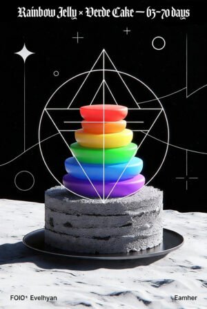 Rainbow Jelly × Verde Cake — 63–70 days