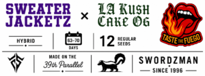 Sweater Jacketz × LA Kush Cake OG