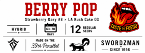 Berry Pop (Strawberry Gary #8 × LA Kush Cake OG)