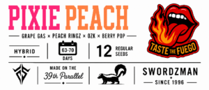 Pixie Peach (Grape Gas × Peach Ringz × OZK) × Berry Pop